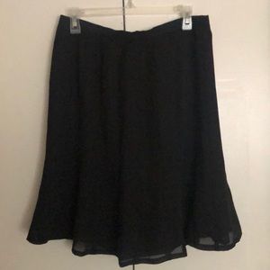 ‼️50% OFF LIST PRICE‼️ Black mid rise full skirt.